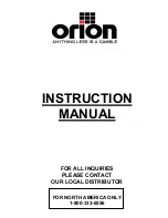 Предварительный просмотр 2 страницы Orion H66-14 Instruction Manual