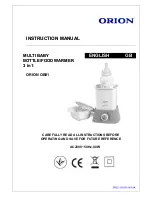 Orion OB01 Instruction Manual preview