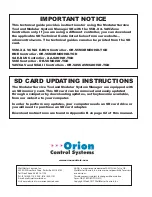 Preview for 2 page of Orion OE335-26B-VCBZ Technical Manual