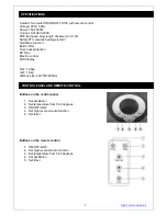 Preview for 3 page of Orion OR-FH17E Instruction Manual