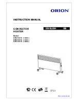 Preview for 1 page of Orion ORCH-010 Instruction Manual