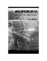 Orion ORION MaxxBass Owner'S Manual предпросмотр