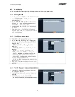 Предварительный просмотр 42 страницы Orion PNVR508 User Manual