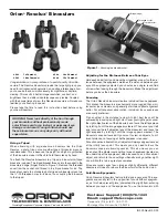 Orion Resolux 7x50 Instruction Sheet preview