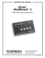 Orion Sky Wizard Model 3 Instruction Manual предпросмотр