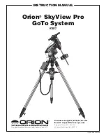 Orion SkyView Pro Instruction Manual preview