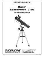 Orion SpaceProbe 3 EQ Manual preview