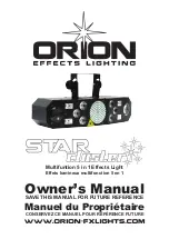 Preview for 1 page of Orion STAR Cluster ORFX107 Owner'S Manual