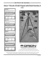 Предварительный просмотр 1 страницы Orion Tritech II Instruction Manual