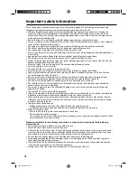 Preview for 4 page of Orion TV19PL110D A Operating Instructions Manual