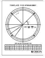 Preview for 3 page of Orion XPM64MBF Owner'S Manual