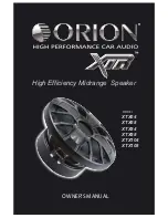 Orion XTX64 Owner'S Manual preview