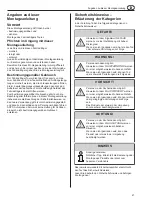 Preview for 21 page of Oris 070- 561 Operating Instructions Manual