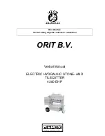 ORIT B.V. 4300 EHP Manual preview