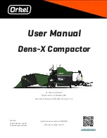 ORKEL Dens-X Compactor User Manual preview