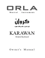 Orla KARAWAN Owner'S Manual preview