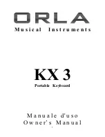 Orla KX 3 Owner'S Manual preview