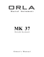 Preview for 3 page of Orla MK 37 Owner'S Manual