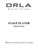 Предварительный просмотр 39 страницы Orla STAGE PLAYER Owner'S Manual