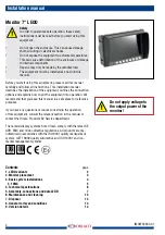 Предварительный просмотр 2 страницы Orlaco 0208203 Installation Manual