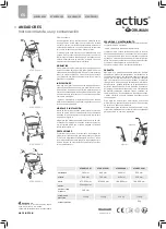 Orliman actius ACAN01 UNI Instructions For Use And Care preview