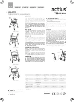 Preview for 2 page of Orliman actius ACAN01 UNI Instructions For Use And Care