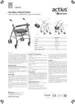 Preview for 3 page of Orliman actius ACAN03 Instructions For Use And Care