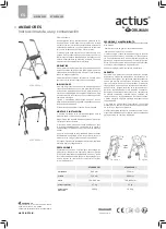 Orliman actius ACAN08 Instructions For Use And Care preview