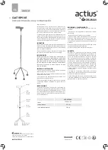 Orliman actius Instructions For Use And Care preview