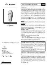 Preview for 10 page of Orliman airyplant AP750P Use And Maintenance Instructions