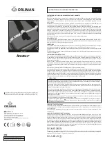 Preview for 3 page of Orliman Arnetec 1015 Use And Maintenance Instructions