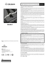 Preview for 8 page of Orliman Arnetec 1015 Use And Maintenance Instructions