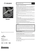 Preview for 9 page of Orliman Arnetec 1015 Use And Maintenance Instructions