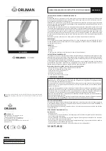 Предварительный просмотр 8 страницы Orliman Feetpad OV03B005 Use And Maintenance Instructions