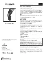 Preview for 1 page of Orliman Gonartec Plus Use And Maintenance Instructions