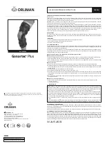 Preview for 2 page of Orliman Gonartec Plus Use And Maintenance Instructions