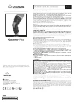 Preview for 6 page of Orliman Gonartec Plus Use And Maintenance Instructions