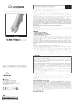 Preview for 3 page of Orliman HALLUX VALGUS HV-34 Use And Maintenance Instructions