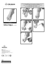 Preview for 12 page of Orliman HALLUX VALGUS HV-34 Use And Maintenance Instructions