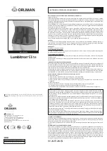 Preview for 7 page of Orliman Lumbitron Elite Use And Maintenance Instructions