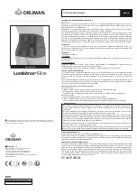 Preview for 11 page of Orliman Lumbitron Elite Use And Maintenance Instructions