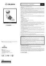 Orliman Pediatric OP1197 Use And Maintenance Instructions preview