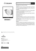 Preview for 8 page of Orliman SOFY-PLANT gel GL-201 Use And Maintenance Instructions