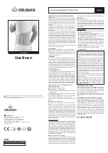 Preview for 2 page of Orliman STAR BRACE LSO-B Use And Maintenance Instructions