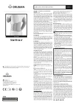 Preview for 4 page of Orliman STAR BRACE LSO-B Use And Maintenance Instructions