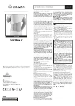 Preview for 5 page of Orliman STAR BRACE LSO-B Use And Maintenance Instructions