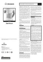 Preview for 6 page of Orliman STAR BRACE LSO-B Use And Maintenance Instructions