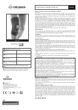 Предварительный просмотр 3 страницы Orliman Thermomed Smart 4102 Use And Maintenance Instructions