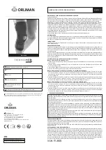 Preview for 4 page of Orliman Thermomed Smart 4109 Use And Maintenance Instructions