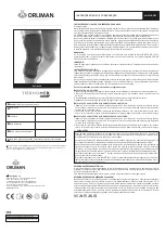 Preview for 5 page of Orliman Thermomed Smart 4109 Use And Maintenance Instructions